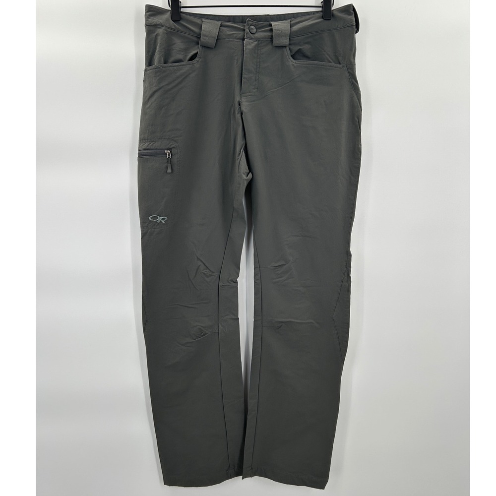 Outdoor Research Womens Ferrosi Pants Size 8 Grey Hiking Outdoor Utility READ